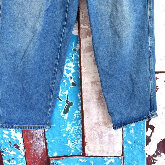 Women's Forever 21 Jeans High Rise Straight Leg SIZE 31 Medium Wash - Picture 5 of 10